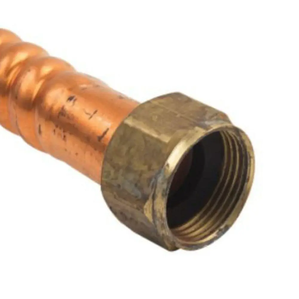 WB00-12N BrassCraft Water Softener/Water Heater Connectors Terra cotta Flex – 7/8" OD Tube 3/4" FIP X 12"