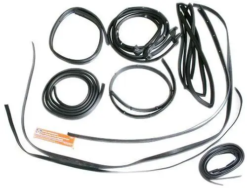 Complete Weather Strip Kit w/Hardtop, 1966-68 Ford Bronco