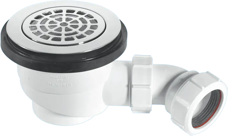 McAlpine ST90CPB-P 90mm x 50mm Water Seal Shower Trap