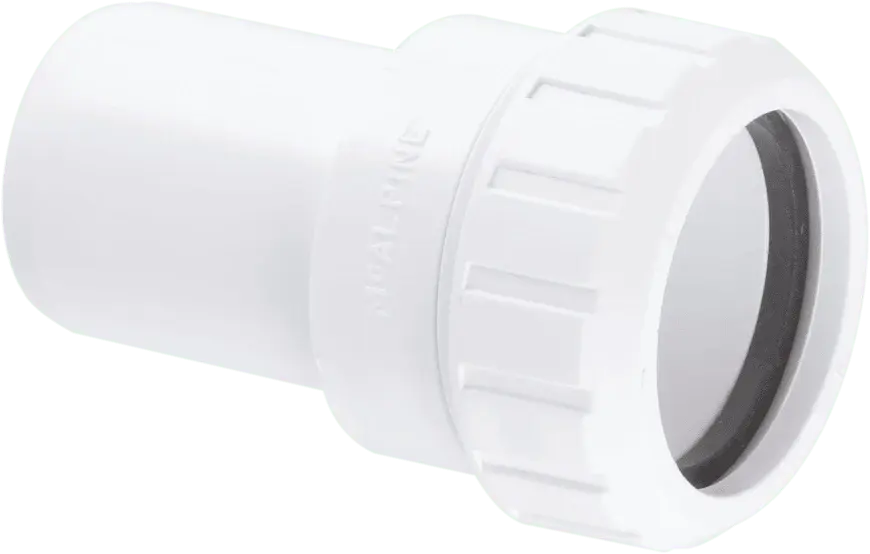 McAlpine Z18M 2" Surefit Straight Connector HDPE Waste Pipe to to Soil Pipe Branch