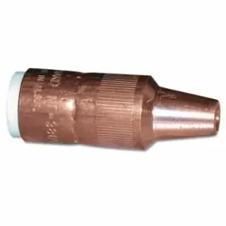 Bernard Centerfire Mig Nozzle, Flush, 3/8 Bore, Tt Series Tip, Copper Metal, Quantity: 1 piece, NT-3800C