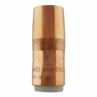Bernard Super-Strong Centerfire Nozzles, 1/4 Tip Recess, 3/4 Bore, Btb Series, Copper, Quantity: 10 pieces, N-3414C