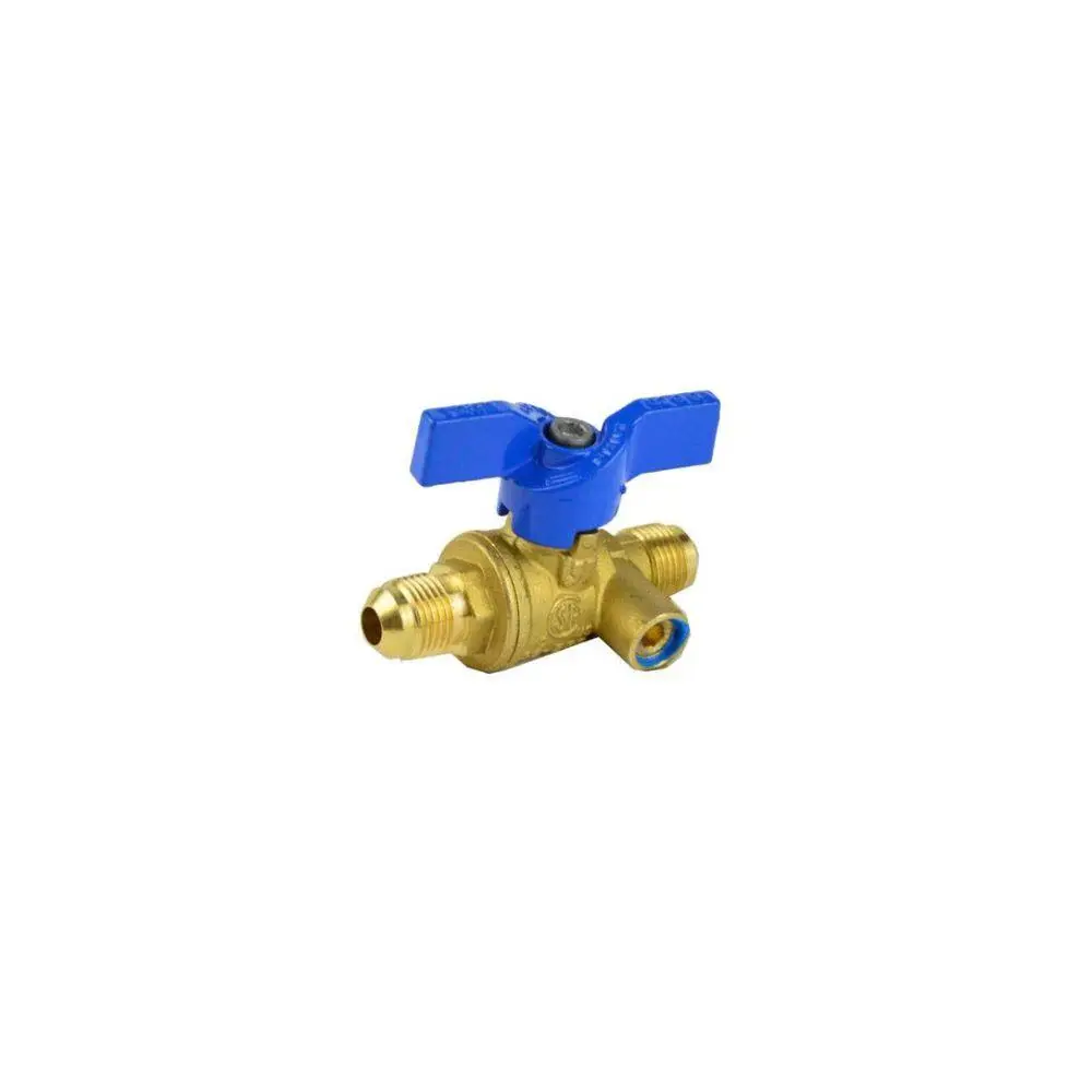5/8" FLARE X 5/8" FLARE GAS BALL VALVE SIDE TAP-JOMAR 600 WOG