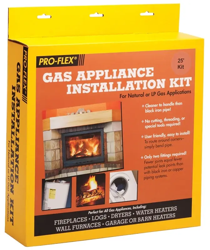 Pro-Flex PFSAGK-2000 Gas Appliance Installation Kit, : Pro-Flex CSST Multi-purpose Gas Piping System