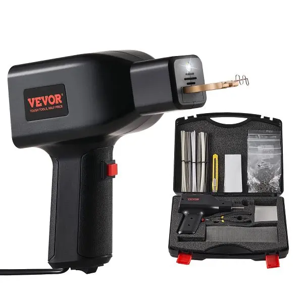 VEVOR Acetal Welding Kit, 70/150W Dual Power Hot Stapler Plastic Welding Gun, SLHJ150W2D00FUKM7V1