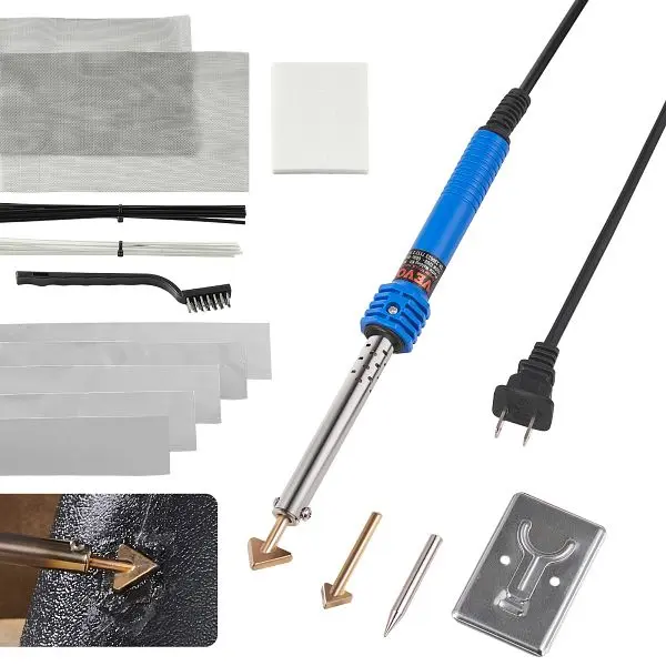 VEVOR Plastic Welding Kit, 100W Plastic Welder Soldering Iron Gun, SLDLT100W1D0K3W5KV1