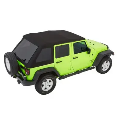 Jeep Wrangler JK 4-Door Bestop Window Replacement Kit Back Twill Toned