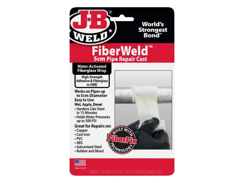 J-B Weld Fiberweld Pipe Repair Cast 5 X 152Cm