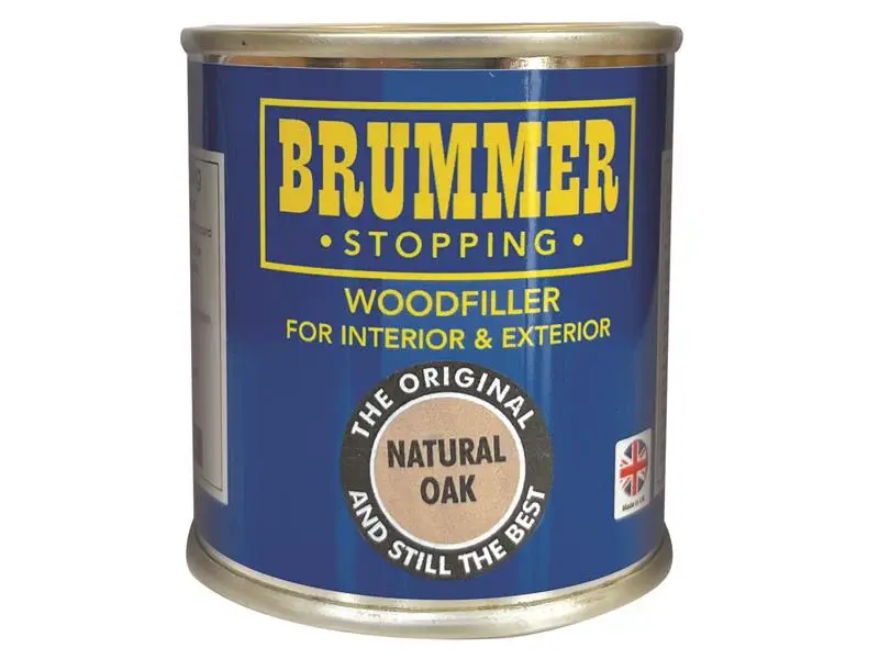 Brummer Wood Filler Real Oak 700g