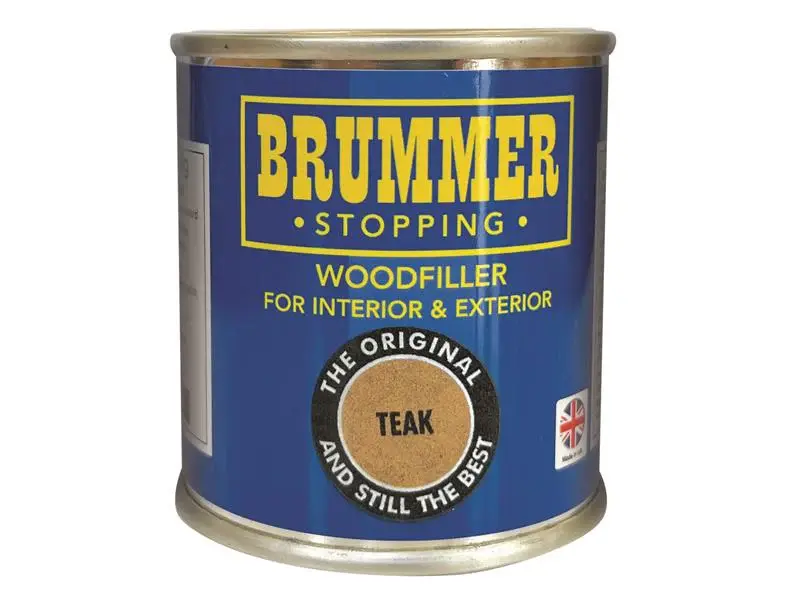 Brummer Wood Filler Teakwood 250g