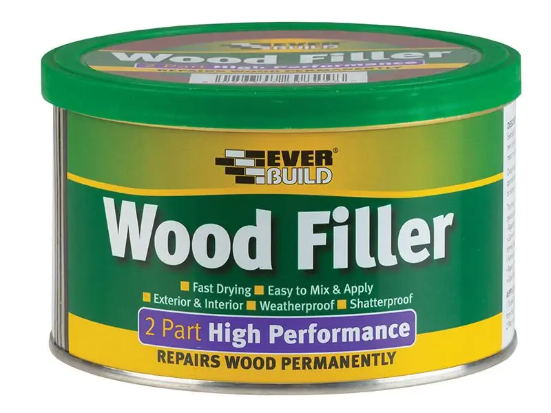 Everbuild Wood Filler High Performance 2 Part Oak 500G