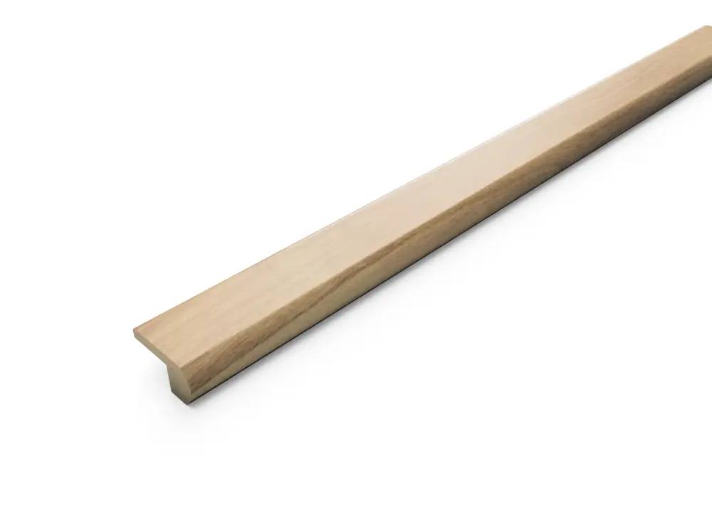 Honeytone Snow Oak 0.80 . Thick x 2 . Width x 78 . Length Hardwood Overlap Stair Nose Molding
