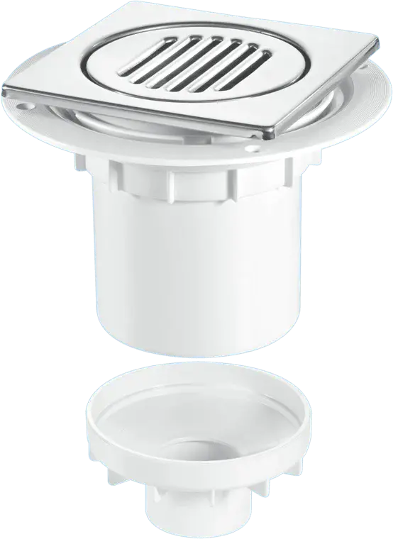 McAlpine TSG2-T150SS 75mm Water Seal Gully Vertical Outlet Tiled or Stone Floors