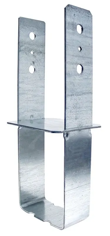Simpson Strong-Tie CB CB66 Column Base, 6 x 6 Post, 7 ga Gauge, Chromed, Galvanized