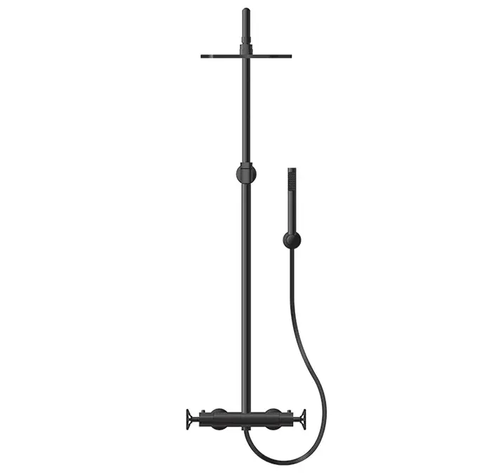 Thermostatic shower column