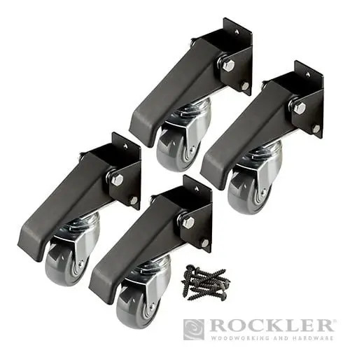 Rockler Workbench Caster Kit 4pk 400lb - 942567