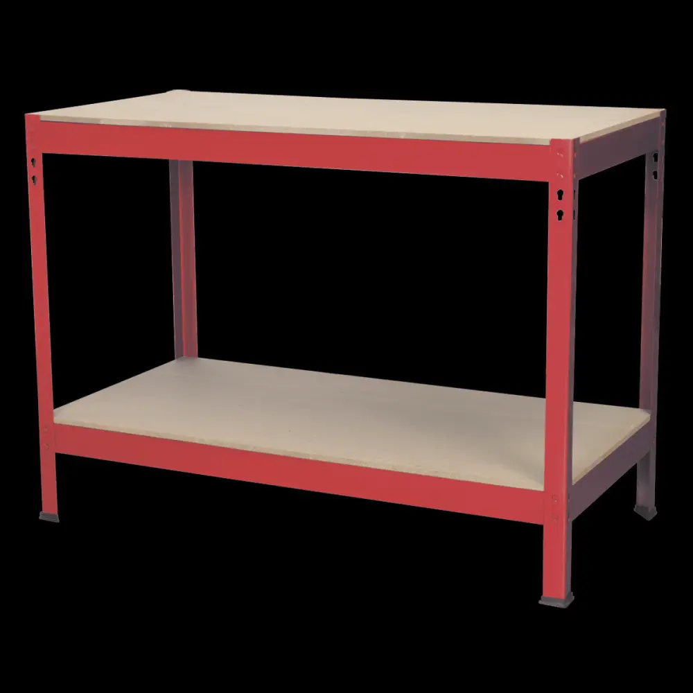 Sealey AP1210 Workbench 1.2m Steel Hardwood Top