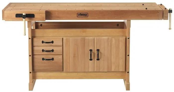 Sjöbergs Scandi Plus 1825 Workbench SM03 Cabinet and Scandi Plus Accessory Kit Combo, SJO-99937K