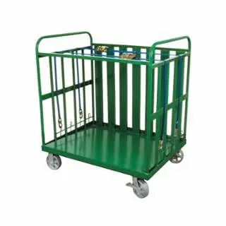 Anthony Adaptable Heavy-Duty Cylinder Buggies, Holds 80 Cylinders, 6 Tool Steel Wheels, CB50-4