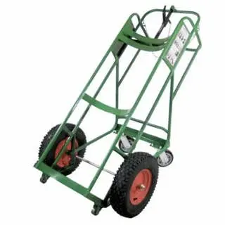 Anthony Cryogenic Use Single-Cylinder Cart, 46 x 28 , 16 x 4 Pneumatic Wheels, 87U-4