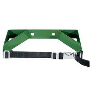Anthony Cylinder Wall Bracket, Dual Chain, High-Carbon Steel, 7 to 9-1/2 dia, Green, WB200C