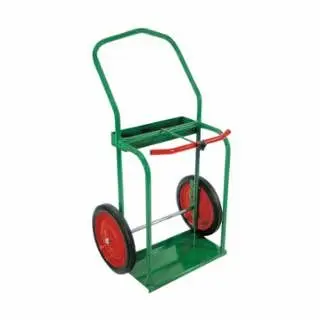 Anthony Distinctive High-Rail Frame Dual-Cylinder Cart, 46 H x 25 W, 14 Solid Neoprene Wheels, 85-14