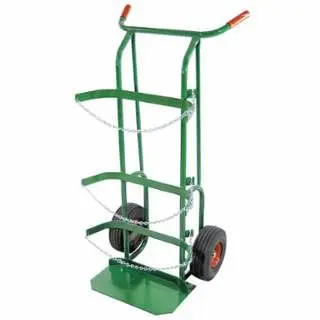 Anthony Dual-Cylinder Delivery Cart, 48 H x 14 W, 10 Pneumatic Wheels, 55PN3B