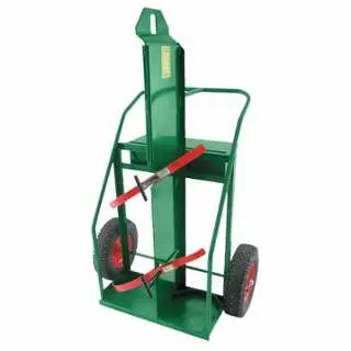 Anthony Heavy-Duty Reinforced Frame Dual-Cylinder Cart Firewall, 65 H x 37 W, 16 Pneumatic Wheels, 94LFW16