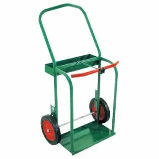 Anthony High-Rail Frame Dual-Cylinder Cart, 42 H x 23 W, 10 Solid Synthetic Rubber Wheels, 41-10