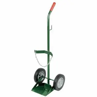 Anthony M/M60 Size Cylinder Cart, Single, 13 W x 40 H x 12 D, 8 Solid Synthetic Rubber Wheels, 2-Securety Chains, 6108
