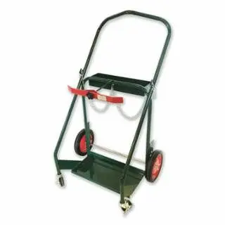 Anthony Professional-Grade 3N1 Dual Cylinder Cart, Medium, 28 OD W x 46 H, 10 dia Solid Silicone Rubber BB Wheels, 3 dia R...
