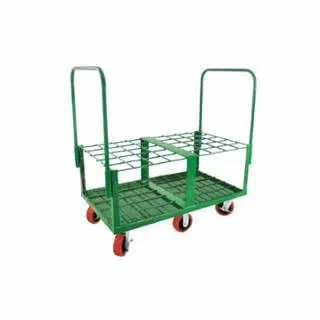 Anthony Rust-Resistant Heavy-Duty Frame Cylinder Carts, Holds 40 Cylinders, 6 Rubber/Polypropylene Wheels, 6406