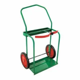 Anthony Specialty High-Rail Frame Dual-Cylinder Cart, 47 H x 29 W, 14 Solid Rubber Wheels, 24-14