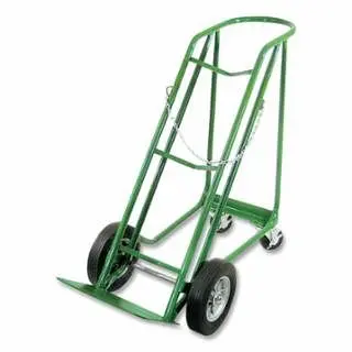 Anthony User-Friendly Cylinder Truck, 18 W x 48 H, 10 Solid Wheels 4 Casters, Holds 1 Cylinder, 54SA
