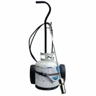 WESTERN ENTERPRISES Hotspotter Propane Cylinder Cart, 20 lb Or 40 lb Cylinders, Pneumatic Wheels, WB3