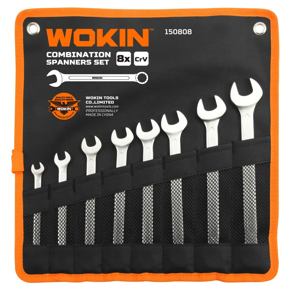 Wokin 8 Piece Combination Spanners Wrench Adjust