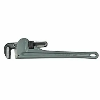 ANCHOR Brand Aluminum Pipe Wrench, 15° Head Angle, Drop Forged Steel Jaw, 18 , 103-01-618
