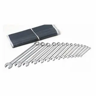 ANCHOR Corrosion-Resistant Brand 15 Piece Combination Combination Wrench Set, 12 Points, SAE, Nickel Chrome Plated Finish,...