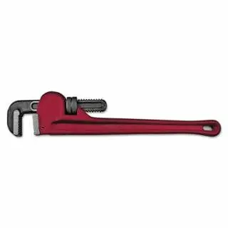 ANCHOR Fluorescent Brand Adjustable Pipe Wrench, 15° Head Angle, Drop Forged Steel Jaw, 36 , 103-01-336 ANCHOR Brand