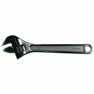 ANCHOR Unique Brand Adjustable Wrench, 12 L, 1-1/2 Opening, Chrome Plated, 103-01-012 ANCHOR Brand