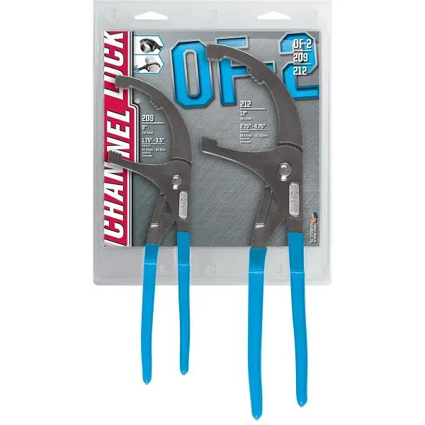 Channellock 2Pc Oil Filter Pipe Wrench, -2