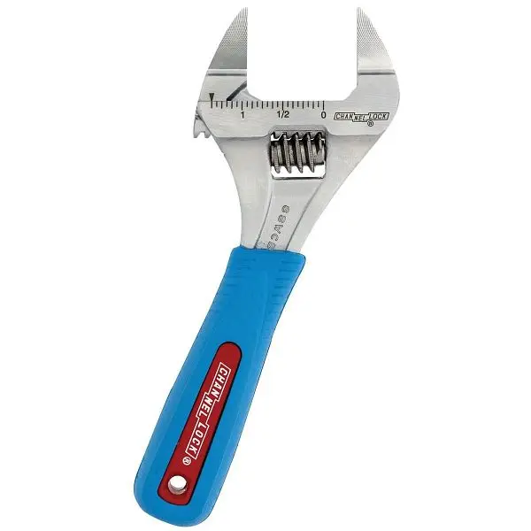 Channellock 6" Xtra Slim Jaw Adjustable Adjustable Wrench, 6SWCB