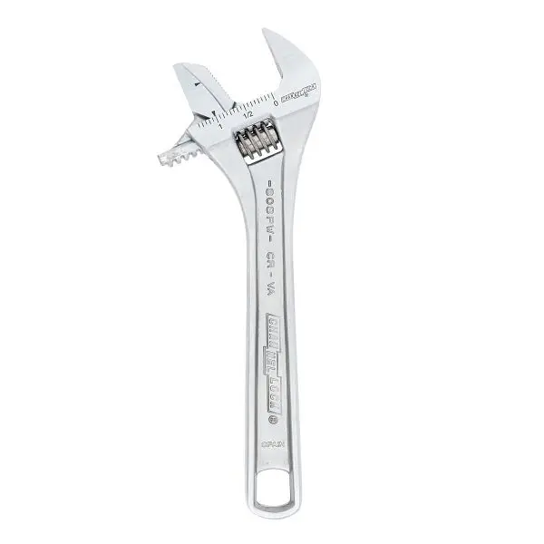 Channellock Multipurpose 8" Reversible Jaw Adjustable Wrench, 808PW