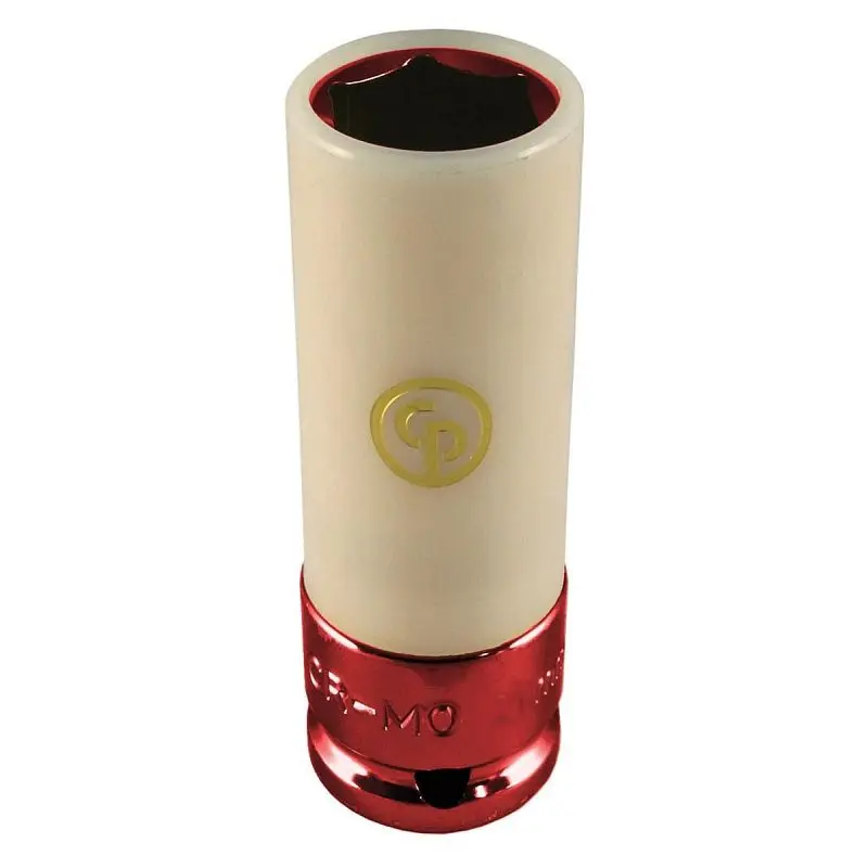 Stylishago ANSI-Rated Pneumatic Socket 21mm 1/2" Drive Impact Wheel NT 6 Point Torque Open-End Wrench, 8940164136 Chi...