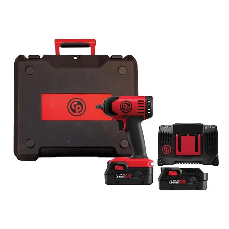 Stylishago Luminous Pneumatic 3/8" Cordless Impact Combination Wrench Kit, 8941088281 Chicago Pneumatic