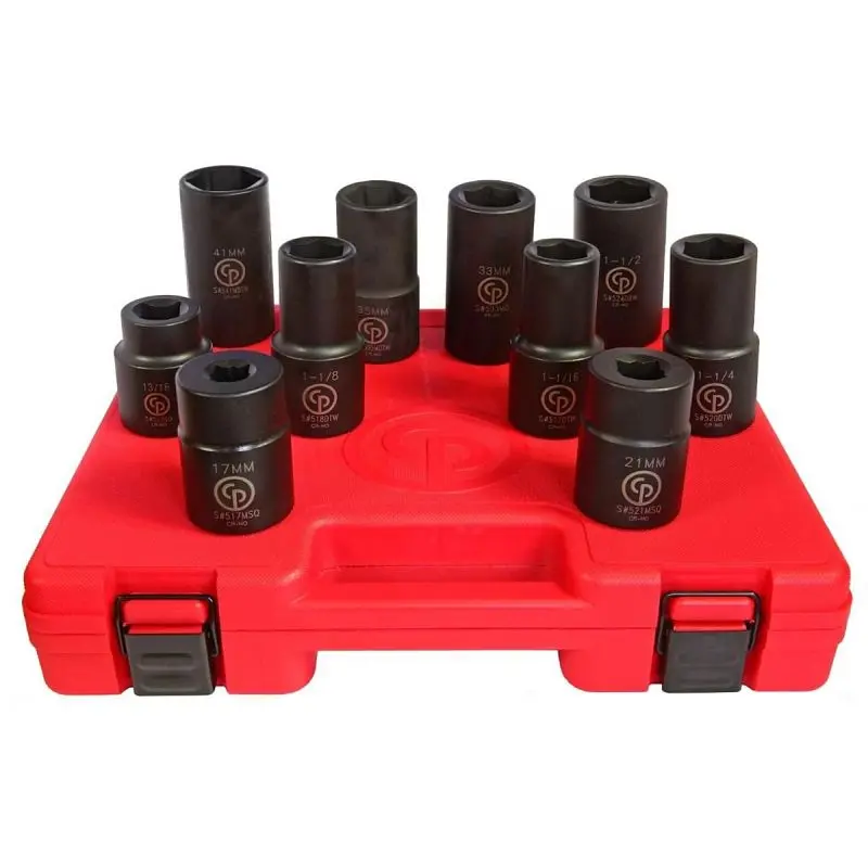 Stylishago Pneumatic No. 5 Spline Drive Wheel Service SAE/mm Set, 8940167878 Chicago Pneumatic