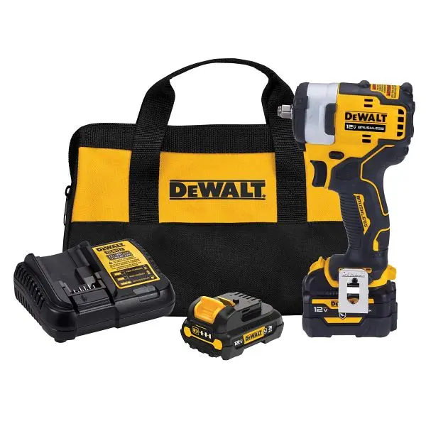 DeWalt Robust 12 V Max 3/8" Impact Allen Wrench Kit, DCF903GJ1G1