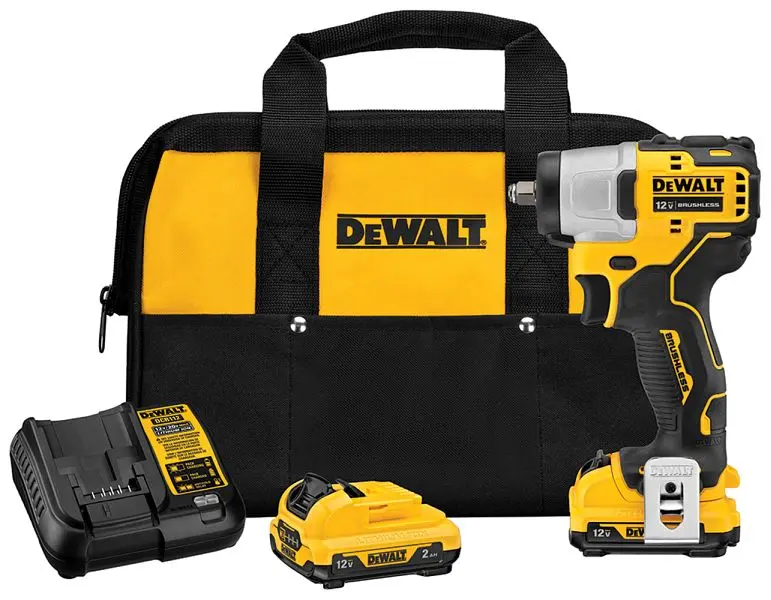 DeWalt Weatherproof Xtreme 12 V Max 3/8" Drive Cordless Impact Wrench (2-Batteries), DCF902F2