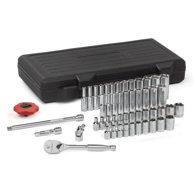 Gearwrench Fortified 51 Piece 1/4" Drive 6 Point Socket Set, 80300