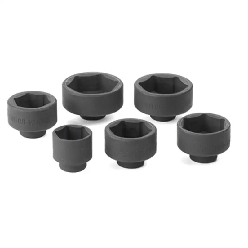 Gearwrench Modern 6 Piece Oil Canister Socket Kit, 41890